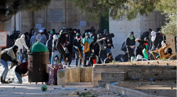مواجهات بين الفلسطينيين وقوات الاحتلال