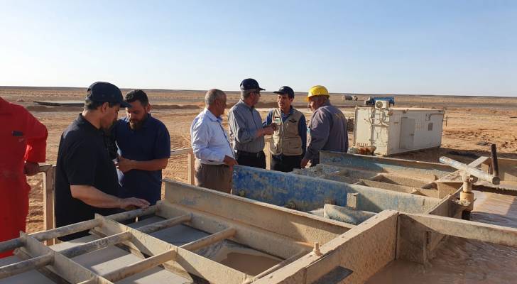 وزير الطاقة يطلق مشروع استكشاف النفط في بئر السرحان
