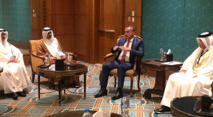 زيادين يلتقي رئيس مجلس الشورى القطري