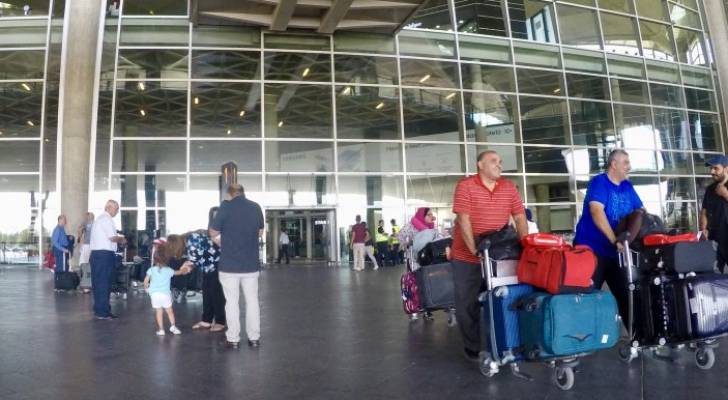 مطار الملكة علياء يستقبل ١.٨ مليون مسافر في ٤ أشهر