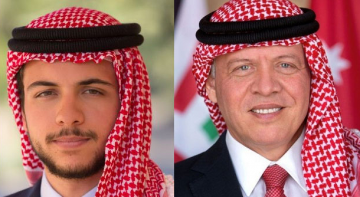 الملك وولي العهد - ارشيفية