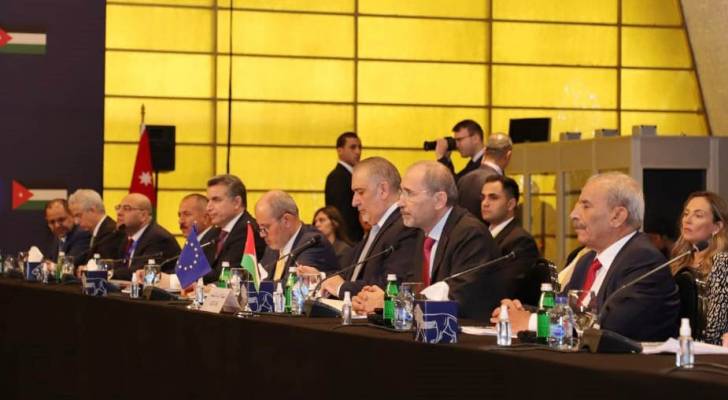 الاجتماع الـ١٤ لمجلس الشراكة بين الأردن والاتحاد الاوروبي يبدأ اعماله بالبحر الميت