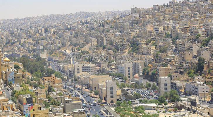 حالة الطقس ودرجات الحرارة المُتوقعة في الأردن الخميس