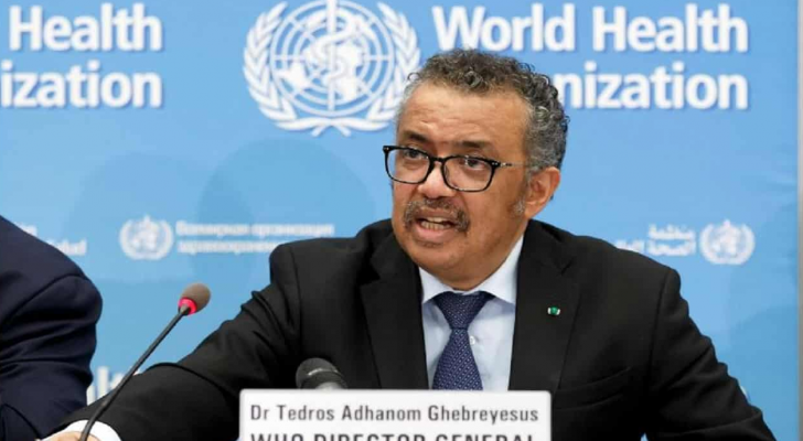 المدير العام لمنظمة الصحة العالمية تيدروس أدهانوم غيبريسوس
