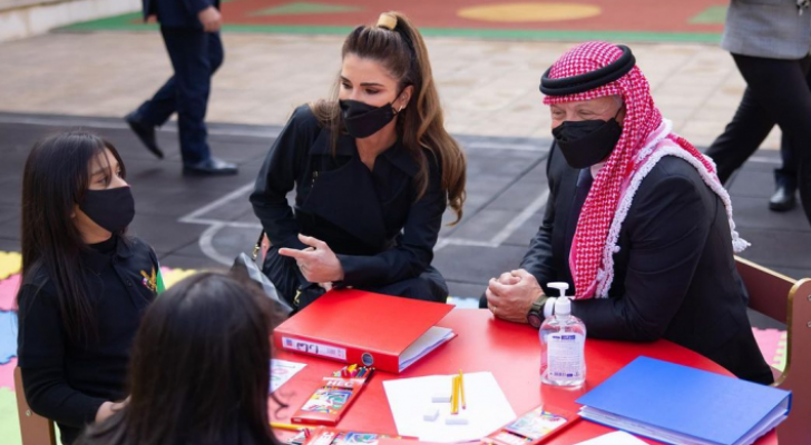 جلالة الملك عبدالله والملكة رانيا
