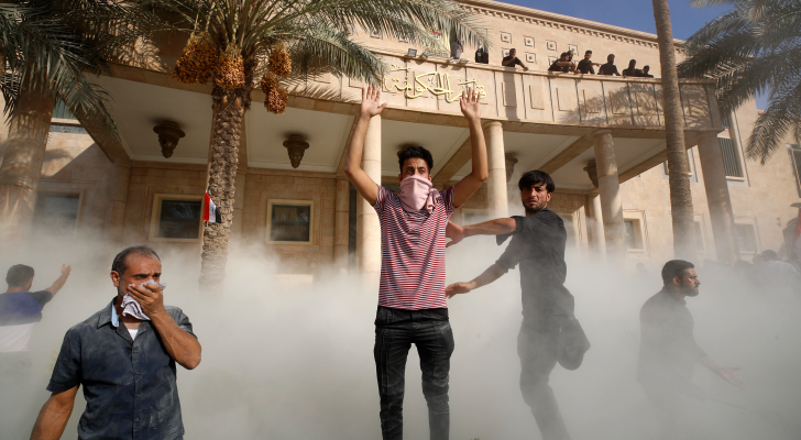 جانب من المظاهرات