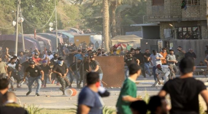 صورة من الاشتباكات في العراق