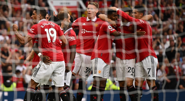 أعضاء من فريق مانشستر يونايتد