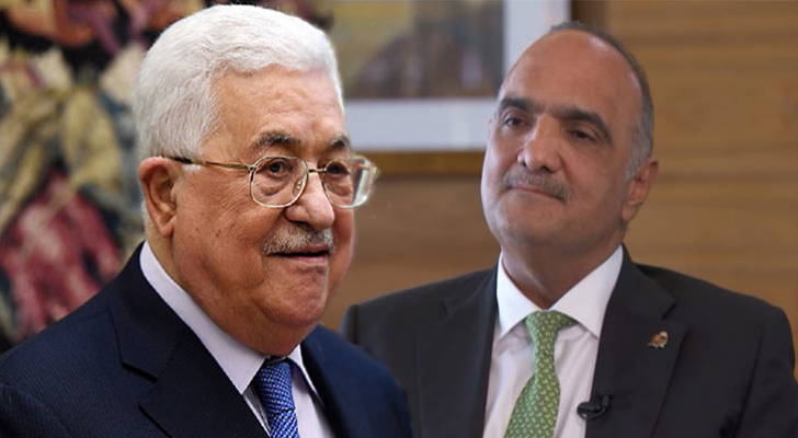 رئيس الوزراء بشر الخصاونة والرئيس الفلسطيني محمود عباس