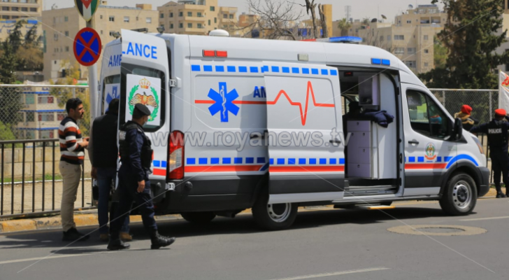 لقطة أرشيفية لكوادر الإسعاف في الدفاع المدني