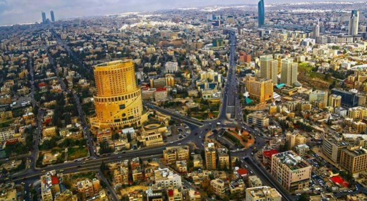 لقطة عامة للعاصمة عمان