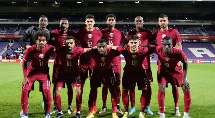 لاعبو المنتخب القطري