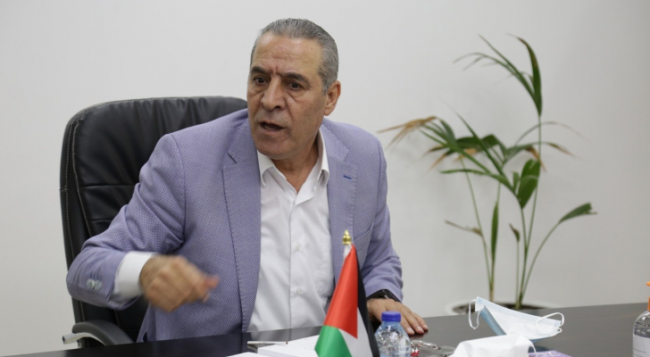 وزير الشؤون المدنية وأمين سر منظمة التحرير الفلسطينية حسين الشيخ