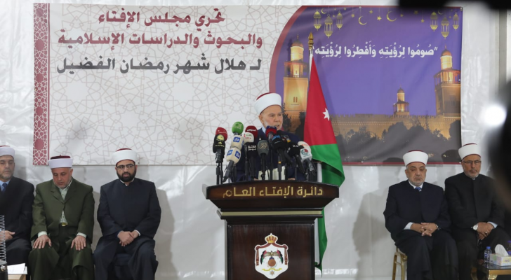 من فعالية تحري هلال شهر رمضان المبارك