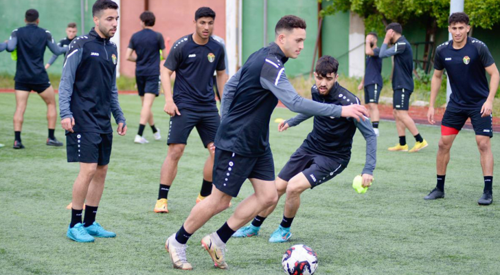من تدريبات المنتخب الوطني