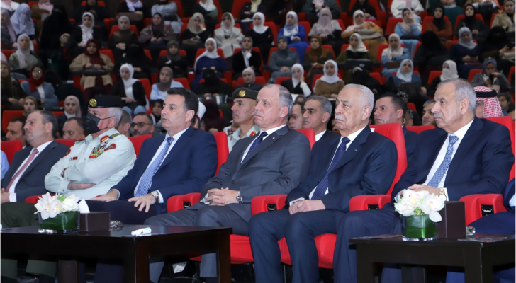 جانب من رعاية الأمير فيصل بن الحسين لافتتاح المجالس العلمية الهاشمية