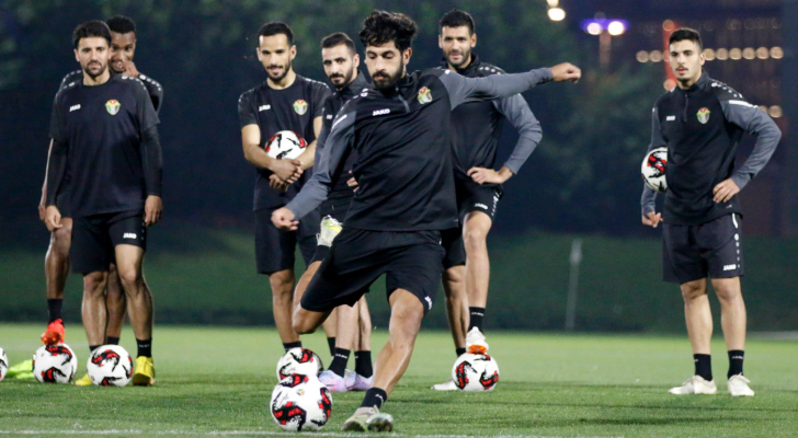 من تدريبات المنتخب الوطني