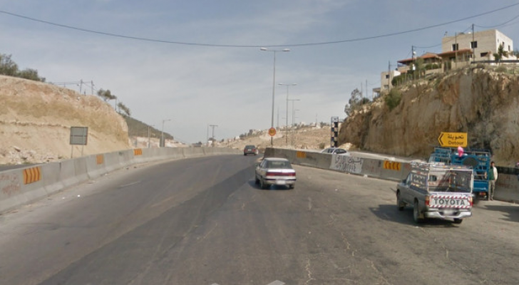 صورة أرشيفية لطريق جرش عمان