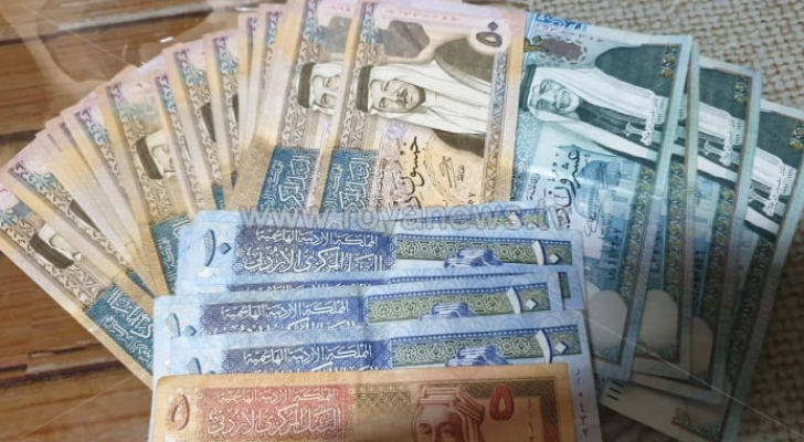 مبالغ نقدية أردنية