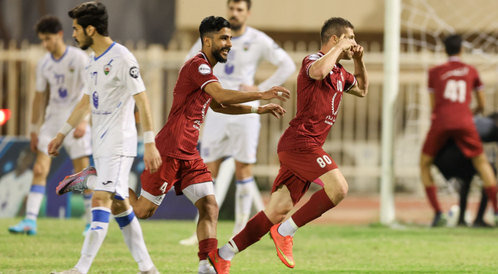 أنس العوضات يحتفل بالهدف