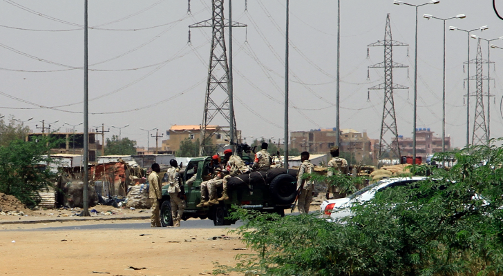 الصورة من الاشتباكات في السودان