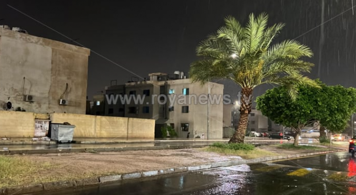 أمطار في إحدة مناطق المملكة