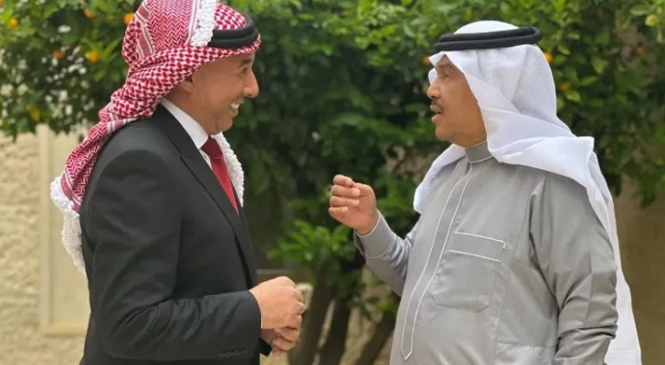 الفنانان عمر العبداللات ومحمد عبده