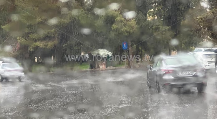 أمطار في إحدى مناطق المملكة