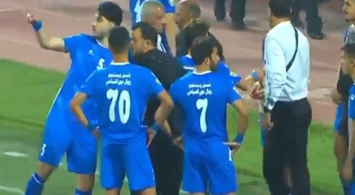 جانب من المباراة
