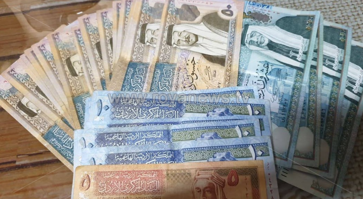 مبالغ نقدية أردنية