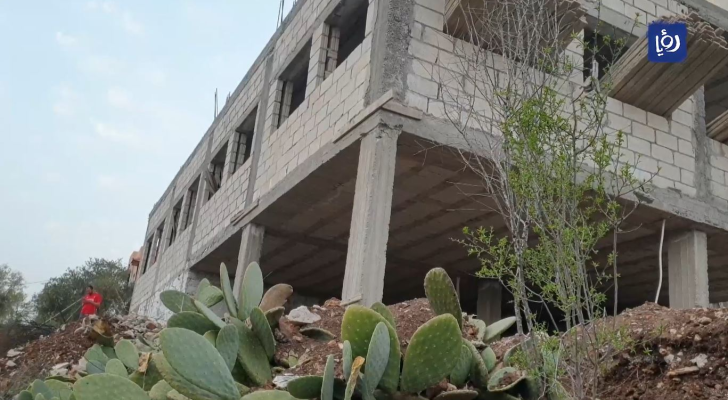 مبنى مدرسة الـ"وقف تعليمي" في إربد
