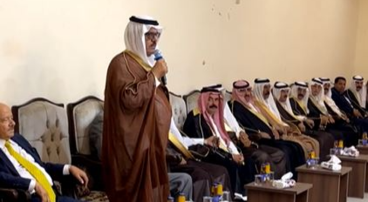 الشيخ طلال الماضي ترأس الجاهة