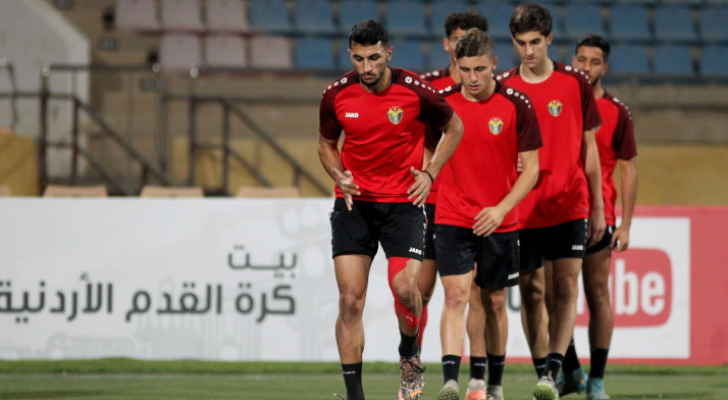 من تدريبات المنتخب الوطني