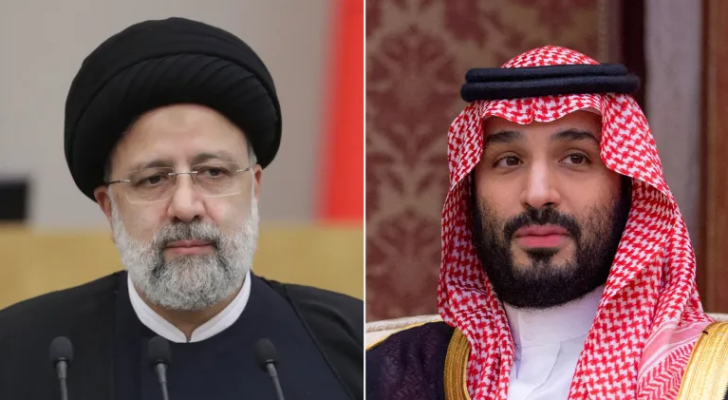 ولي العهد السعودي والرئيس الإيراني