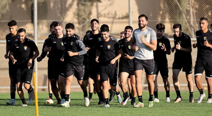 من تدريبات المنتخب الوطني