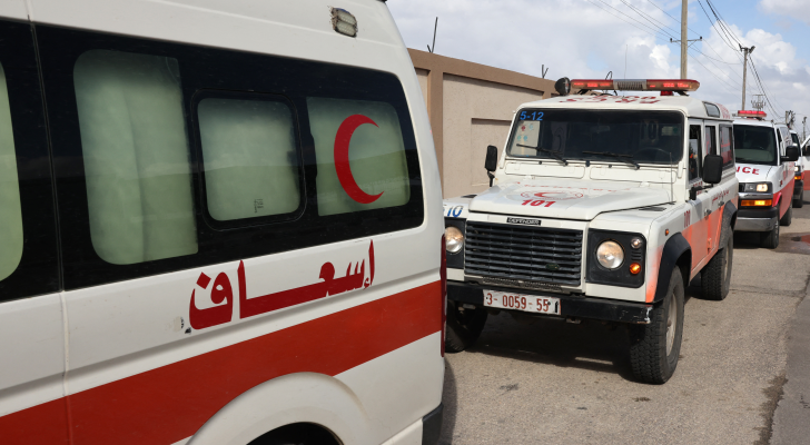 سيارات إسعاف في قطاع غزة