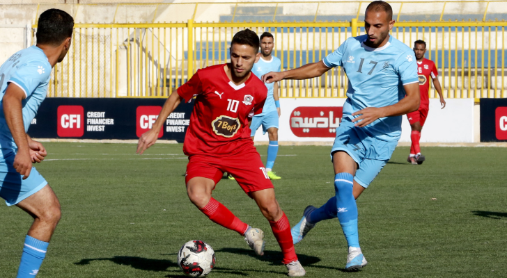 من مباراة الصريح والجزيرة