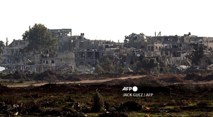 صورة للدمار في مدينة بيت لاهيا في شمال قطاع غزة -AFP