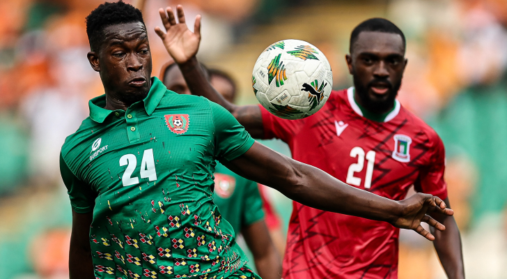 جانب من مباراة غينيا الاستوائية وغينيا بيساو