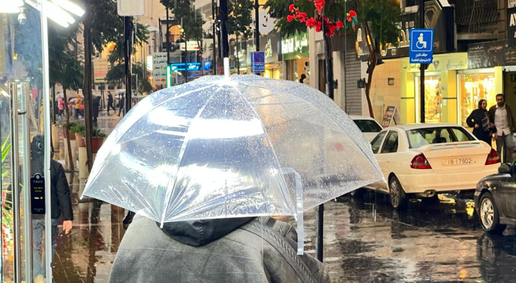 أمطار في العاصمة عمان