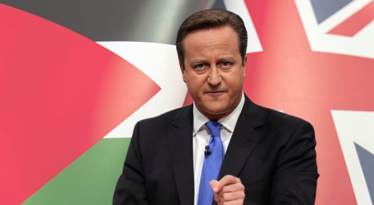 ديفيد كاميرون  وعلما المملكة المتحدة وفلسطين