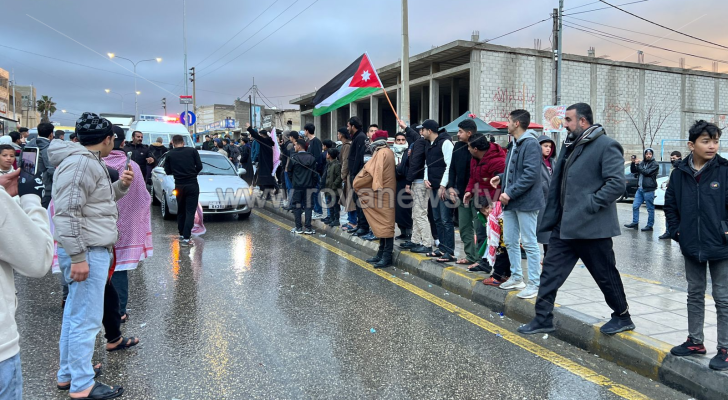 احتفالات الأردنيين بمحافظة الطفيلة