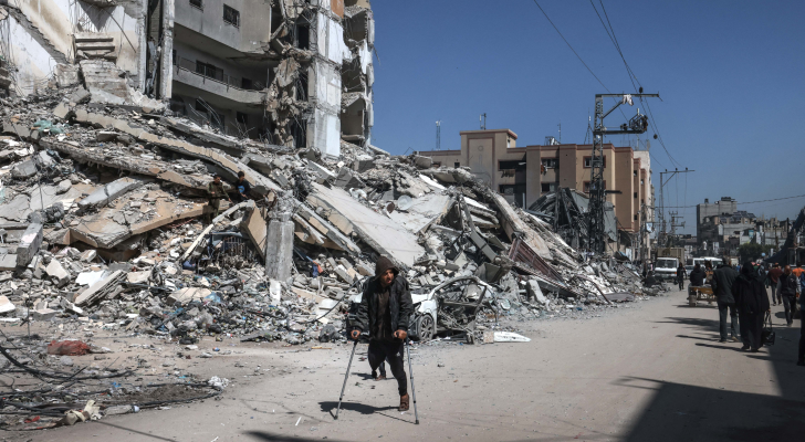 فلسطينيون في رفح جنوب قطاع غزة