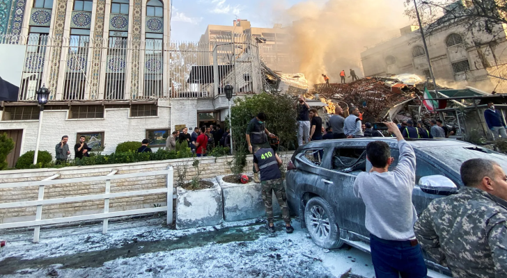 استهداف القنصلية الإيرانية في دمشق
