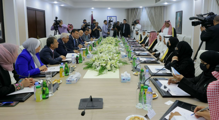 لقاء رئيس مجلس النواب أحمد الصفدي ورئيس مجلس الشورى السعودي عبدالله آل الشيخ