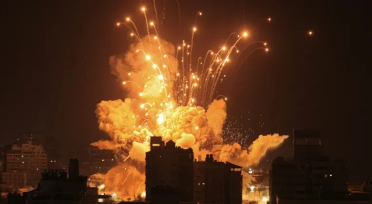 قصف سابق للاحتلال على غزة
