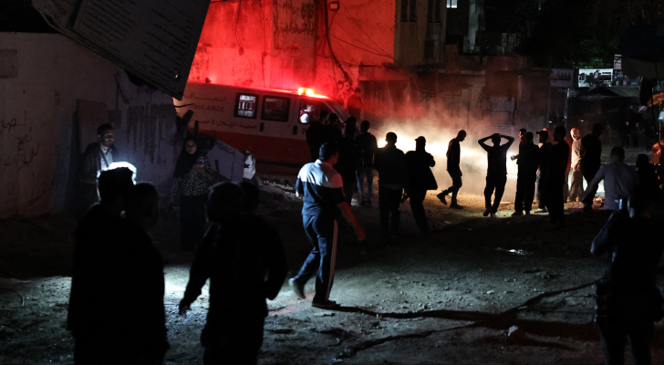فرق إسعاف للهلال الأحمر الفلسطيني في الضفة الغربية