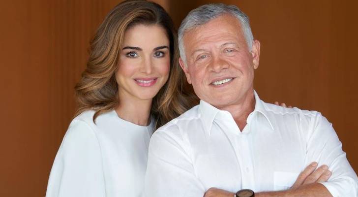 الملكة رانيا للملك: "أحلى سنوات العمر بجنبك سيدنا"