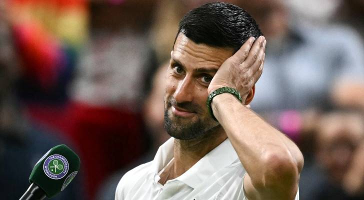 لاعب التنس الصربي نوفاك دجوكوفيتش