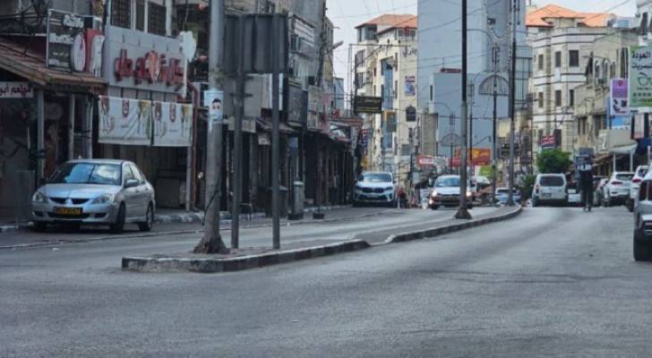 من الإضراب في قلقيلية
